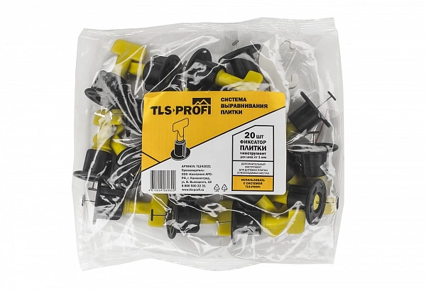 Фиксатор плитки для швов от 1 мм TLS-Profi, 20 шт.(TLS42021)